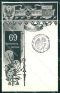 Militari Fanteria 69 Reggimento Brigata Ancona cartolina MT8546 – fronte