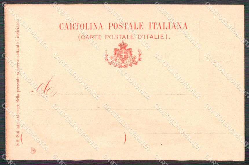 Militari Fanteria 25 26 Reggimento Brigata Bergamo Bandiere cartolina MT8570 – retro