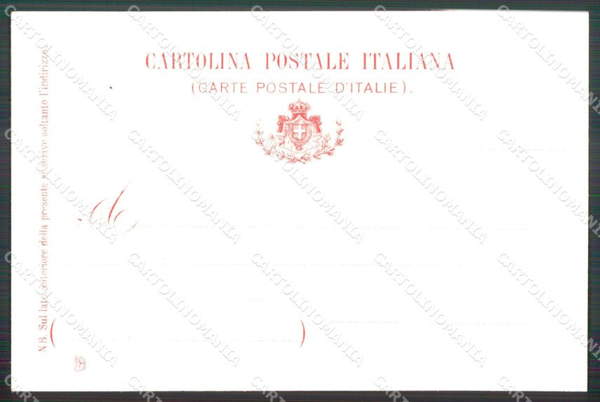 Militari Fanteria 25 26 Reggimento Brigata Bergamo Bandiere cartolina MT8572 – retro