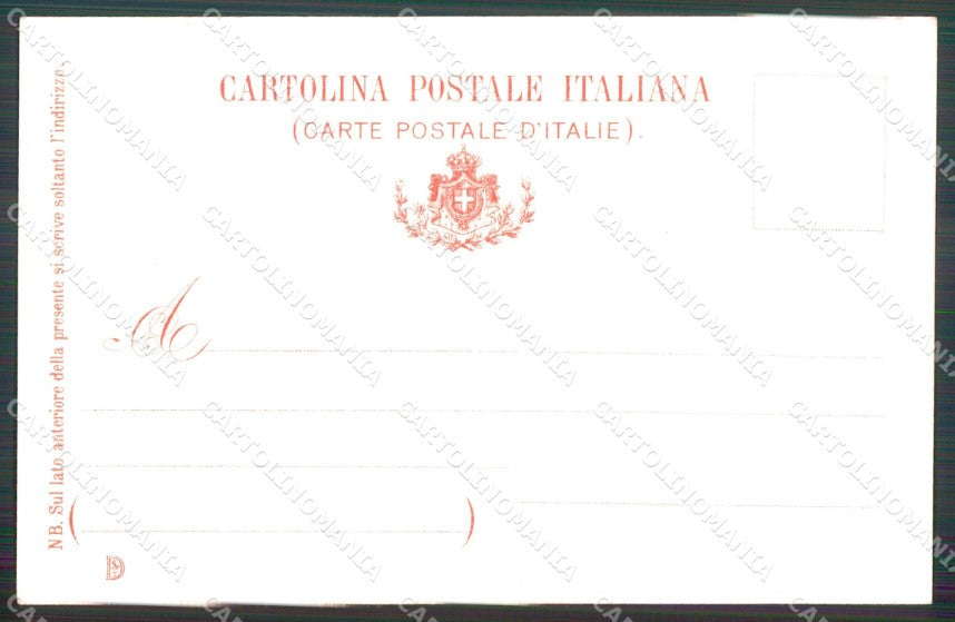 Militari Fanteria 25 26 Reggimento Brigata Bergamo Bandiere cartolina MT8574 – retro