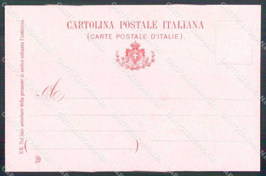 Militari Fanteria 25 26 Reggimento Brigata Bergamo Bandiere cartolina MT8576 – retro