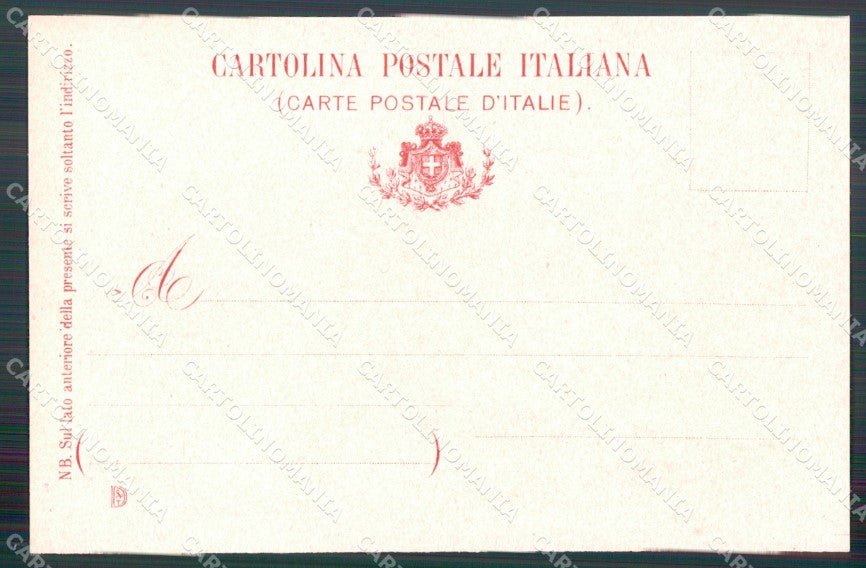 Militari Fanteria 25 26 Reggimento Brigata Bergamo Bandiere cartolina MT8577 – retro