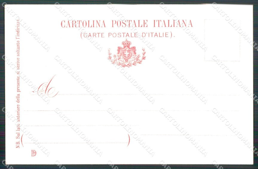 Militari Fanteria 25 26 Reggimento Brigata Bergamo Bandiere cartolina MT8578 – retro