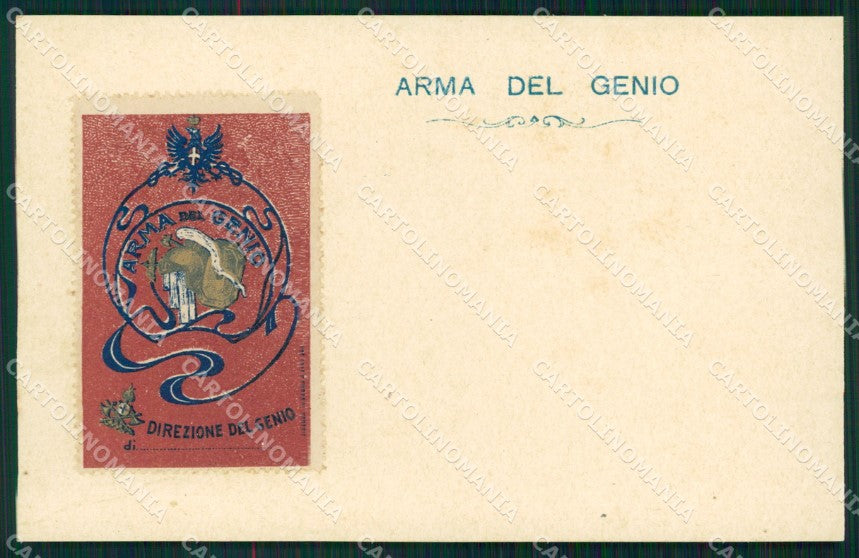 Militari Arma del Genio Direzione cartolina MT8585 – fronte