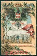 Militari Arma del Genio II Reggimento Casale Gaeta Bologna cartolina MT8595 – fronte