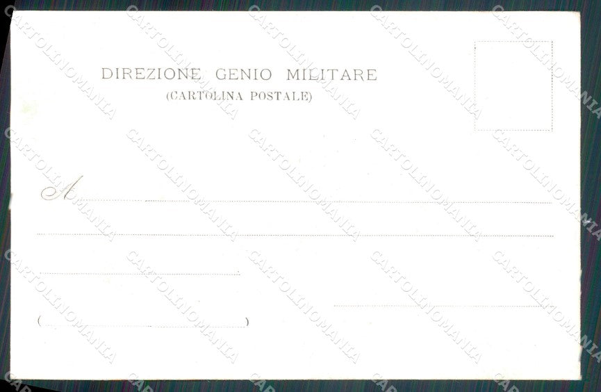 Militari Arma del Genio Direzione Messina cartolina MT8623 – retro