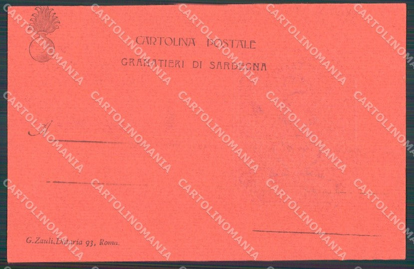 Militari Granatieri Sardegna cartolina MT8632 – retro