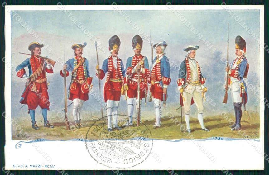 Militari Granatieri Museo Storico Uniforme cartolina MT8634 – fronte
