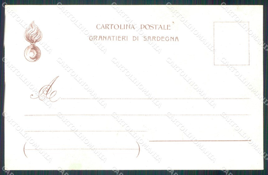 Militari Granatieri Museo Storico Uniforme cartolina MT8634 – retro