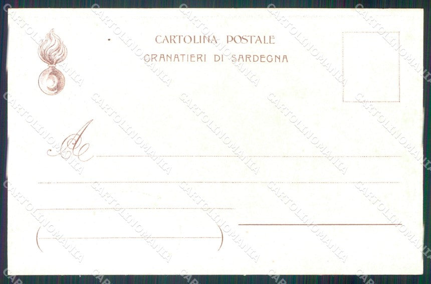 Militari Granatieri Museo Storico Uniforme cartolina MT8635 – retro