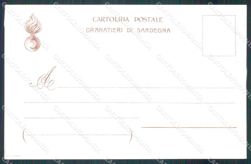 Militari Granatieri Museo Storico Uniforme cartolina MT8636 – retro