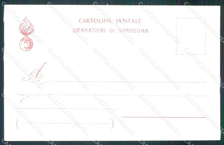 Militari Granatieri Museo Storico Uniforme cartolina MT8637 – retro