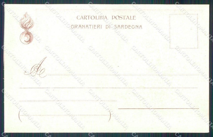 Militari Granatieri Museo Storico Battaglia Assietta cartolina MT8638 – retro