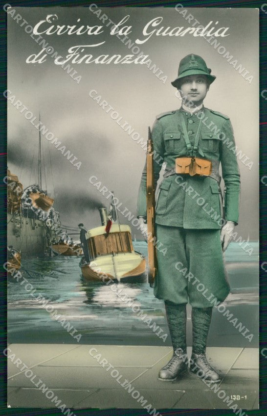 Militari Guardia Finanza GdF Foto cartolina MT8649 – fronte