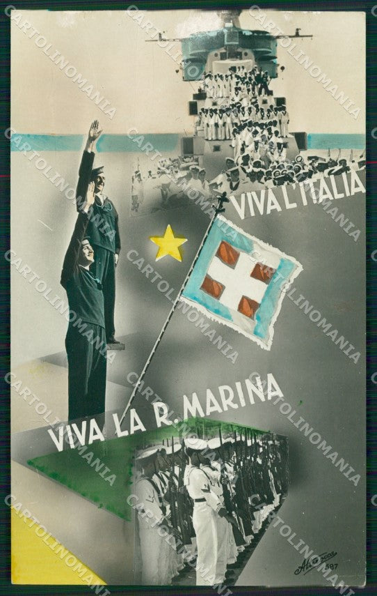 Militari Marina Militare Alterocca 587 Foto cartolina MT8653 – fronte