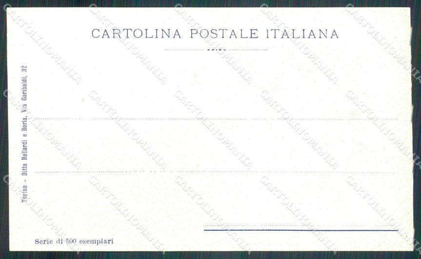 Militari Artiglieria I Reggimento Santa Barbara cartolina MT8706 – retro