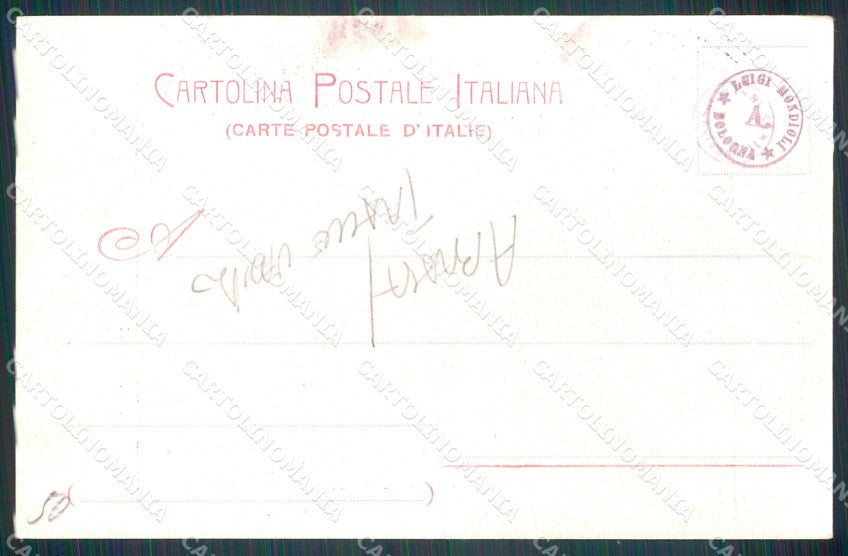 Militari Artiglieria III Reggimento ABRASA TRACCE UMIDO cartolina MT8712 – retro
