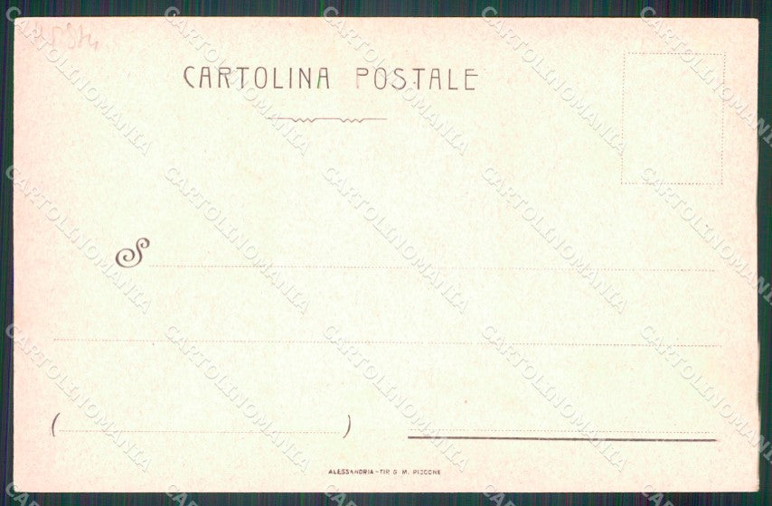 Militari Artiglieria 11º Reggimento cartolina MT8718 – retro
