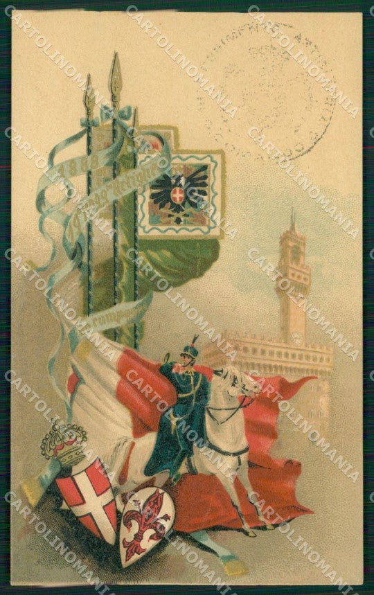 Militari Artiglieria 19 Reggimento Firenze cartolina MT8737 – fronte