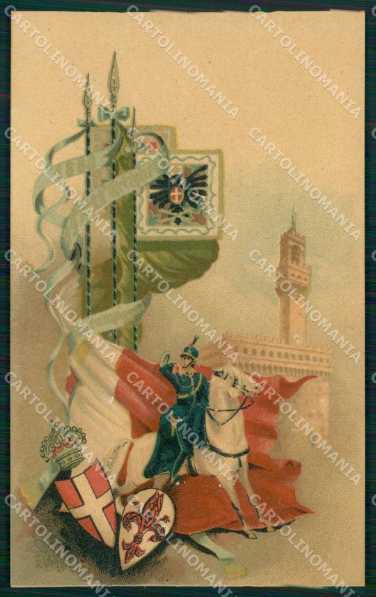 Militari Artiglieria 19 Reggimento Firenze cartolina MT8738 – fronte