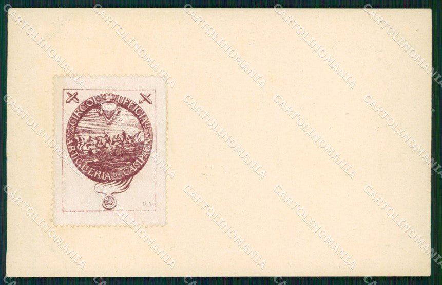 Militari Artiglieria XXIV Reggimento Campagna cartolina MT8757 – fronte