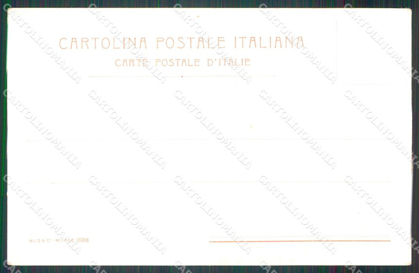 Militari Artiglieria II Reggimento da Costa cartolina MT8763 – retro