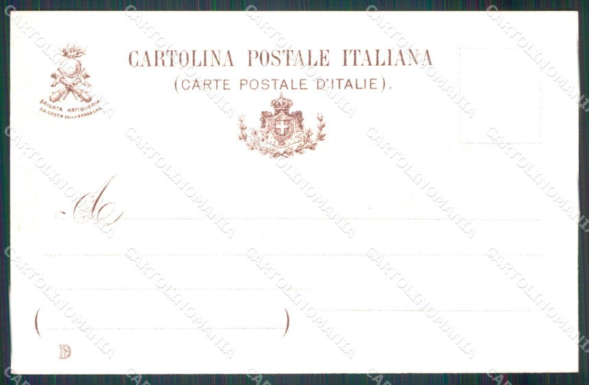 Militari Artiglieria Brigata Costa Sardegna Caprera Maddalena cartolina MT8768 – retro