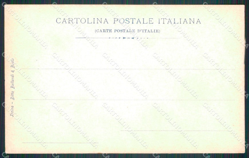 Militari Artiglieria I Reggimento Fortezza cartolina MT8776 – retro