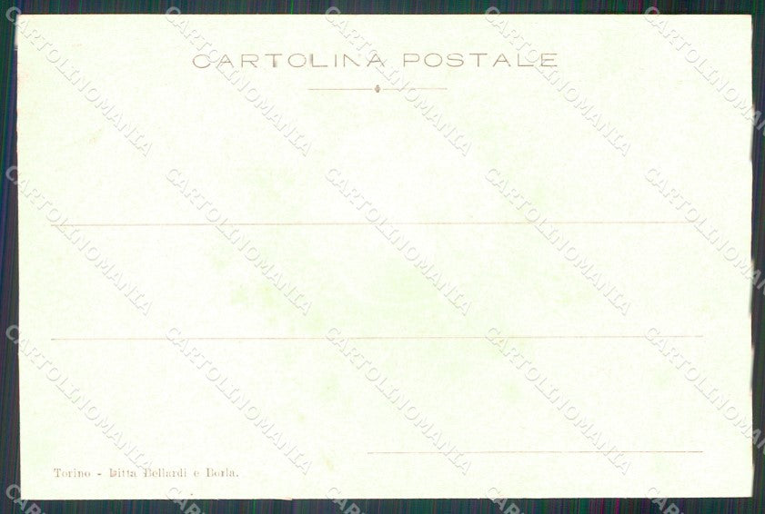 Militari Artiglieria I Reggimento Fortezza Santa Barbara cartolina MT8790 – retro
