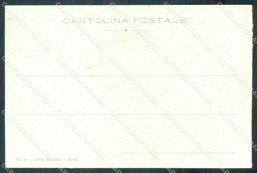 Militari Artiglieria I Reggimento Fortezza Santa Barbara cartolina MT8793 – retro