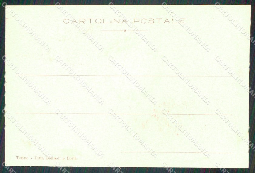 Militari Artiglieria I Reggimento Fortezza Santa Barbara cartolina MT8794 – retro