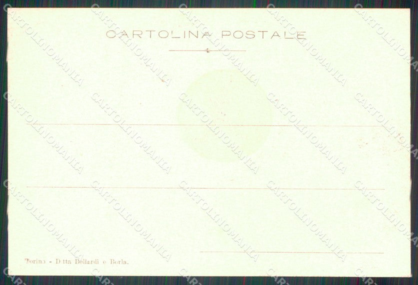 Militari Artiglieria I Reggimento Fortezza Santa Barbara cartolina MT8795 – retro