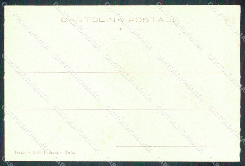 Militari Artiglieria I Reggimento Fortezza Santa Barbara cartolina MT8796 – retro
