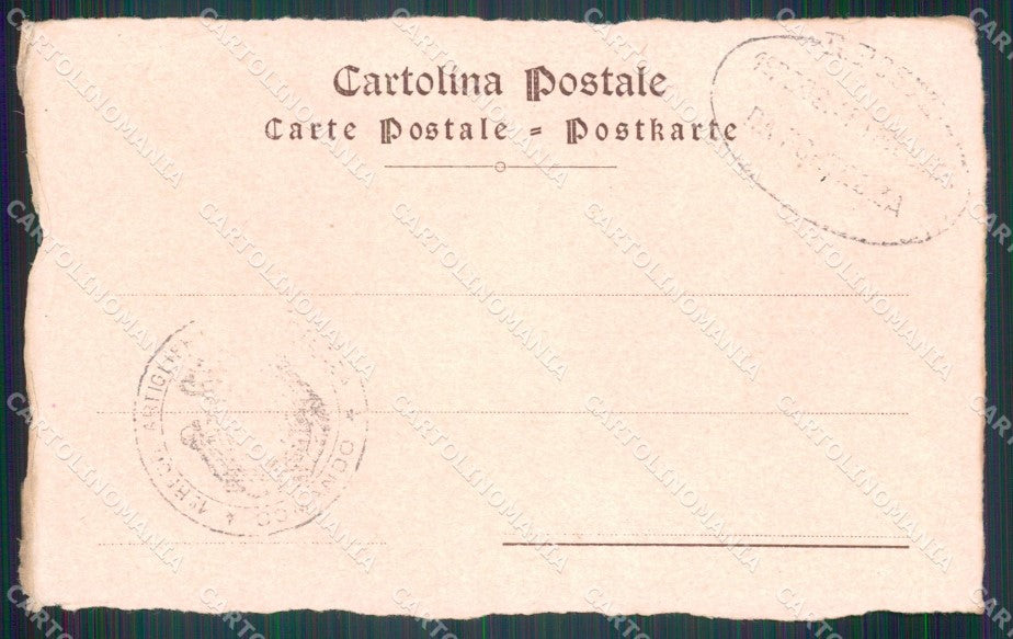 Militari Artiglieria I Reggimento Fortezza Novara cartolina MT8802 – retro