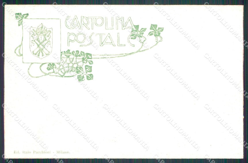 Militari Artiglieria I Reggimento Fortezza cartolina MT8805 – retro