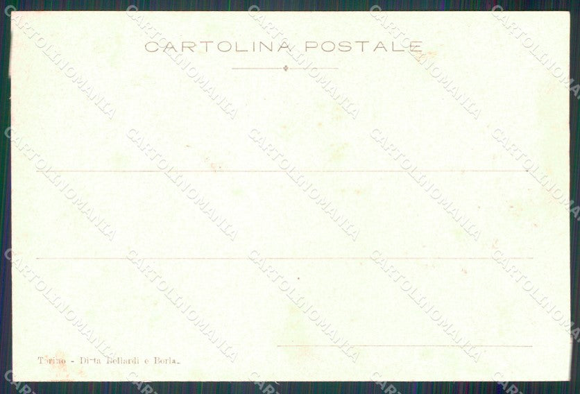 Militari Artiglieria I Reggimento Fortezza cartolina MT8808 – retro