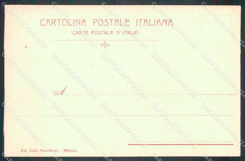 Militari Artiglieria I Reggimento Fortezza cartolina MT8809 – retro