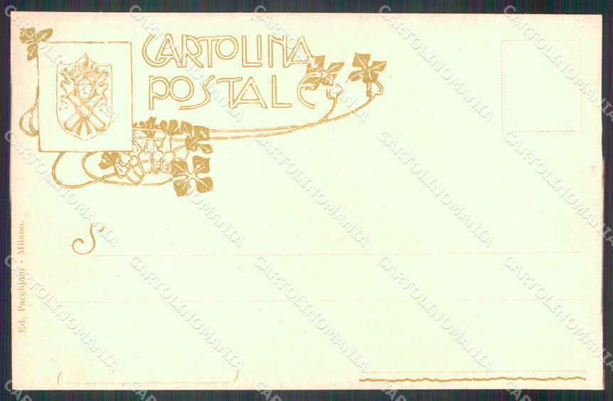 Militari Artiglieria I Reggimento Fortezza cartolina MT8812 – retro