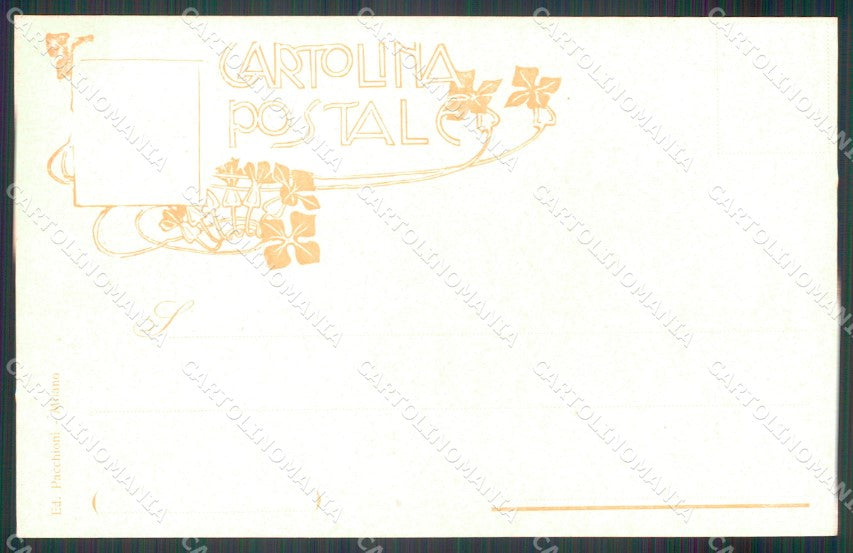 Militari Artiglieria I Reggimento Fortezza cartolina MT8814 – retro