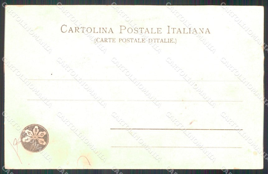 Militari Artiglieria II Reggimento Fortezza PIEGA cartolina MT8821 – retro