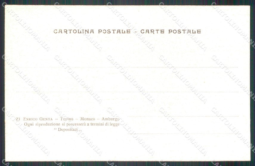 Militari Artiglieria Reggimento da Montagna Genta SCOLLATA cartolina MT8827 – retro