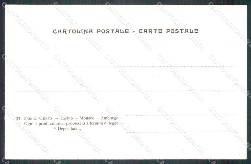 Militari Artiglieria Reggimento da Montagna Genta SCOLLATA cartolina MT8828 – retro