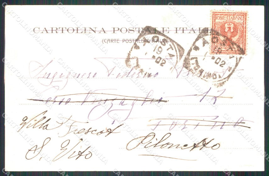 Militari Artiglieria Reggimento da Montagna Genta cartolina MT8829 – retro