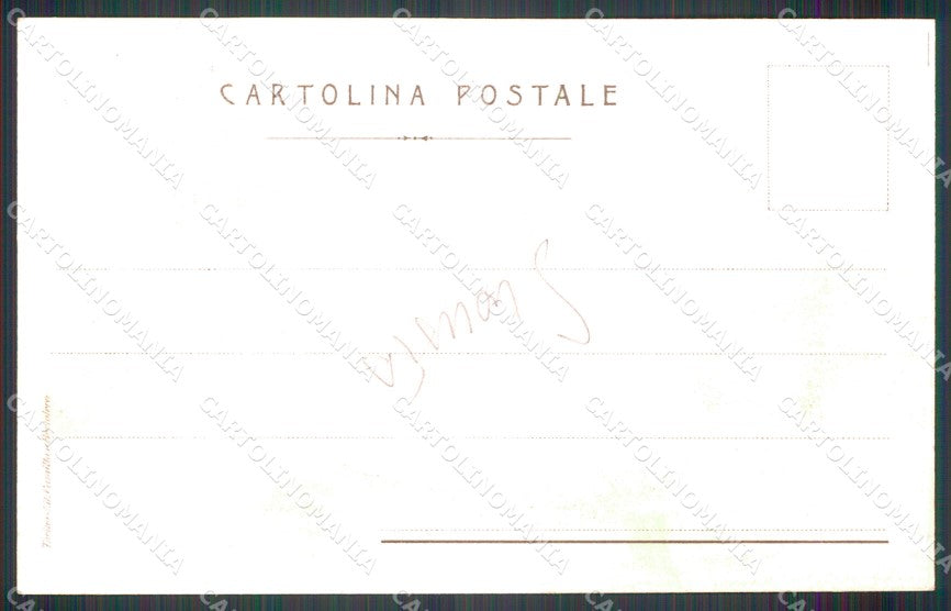 Militari Artiglieria Direzione Torino SCOLLATA cartolina MT8849 – retro