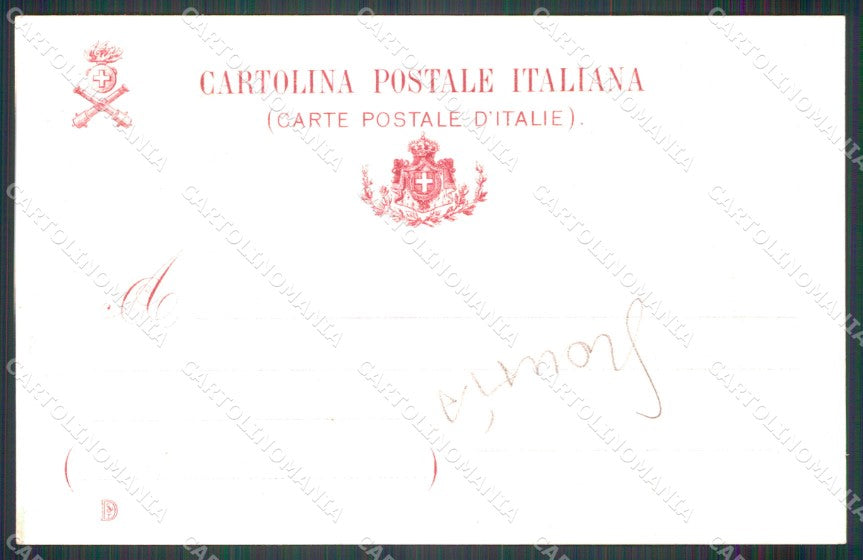 Militari Artiglieria Direzione Torino SCOLLATA cartolina MT8850 – retro