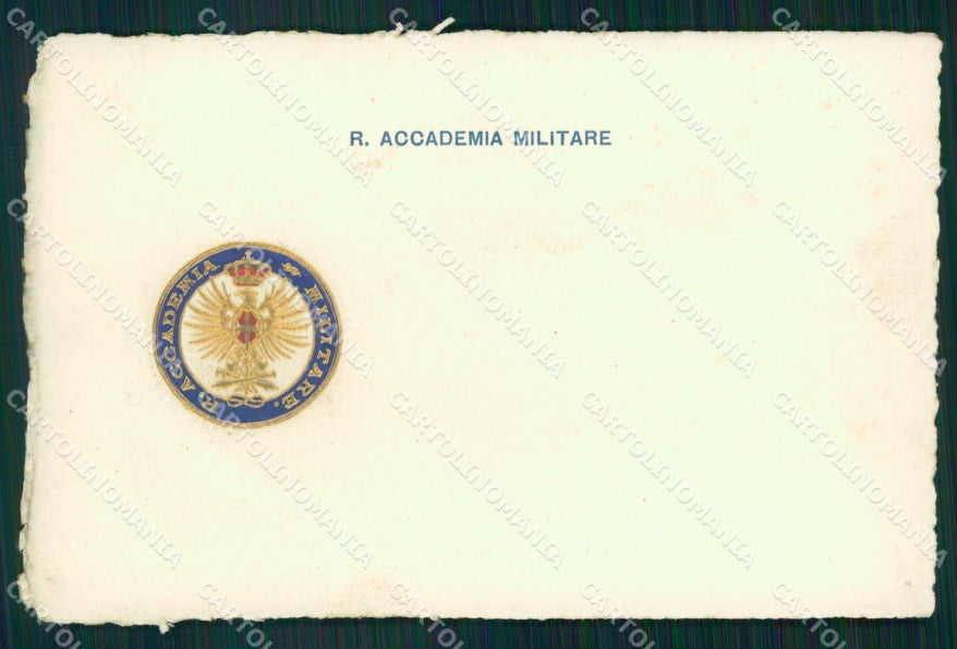 Militari Regia Accademia Militare cartolina MT8855 – fronte
