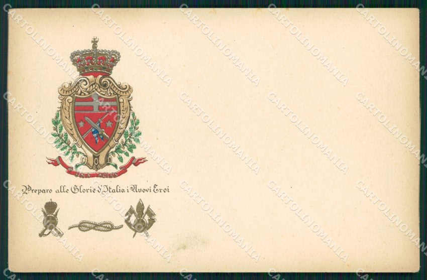 Militari Regia Accademia Fanteria Cavalleria cartolina MT8863 – fronte