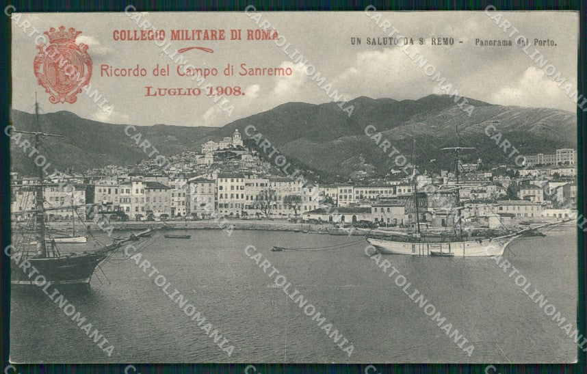 Militari Collegio Militare di Roma Campo di Sanremo cartolina MT8871 – fronte