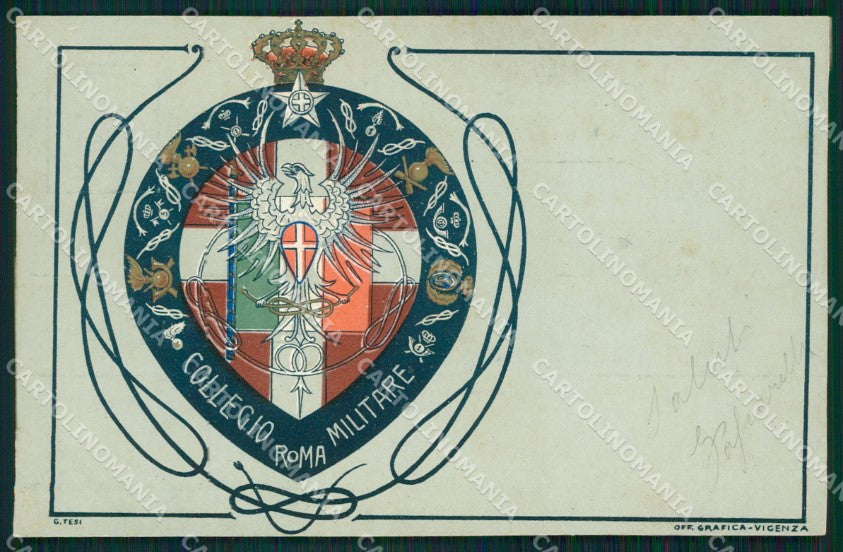 Militari Collegio Militare di Roma cartolina MT8872 – fronte