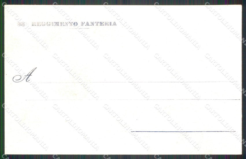 Militari 88 Reggimento Fanteria cartolina MT8915 – retro